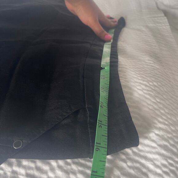 Tribal Women's Skirt Black Midi Pull On Stretch Skort Size 8 - Picture 5 of 8